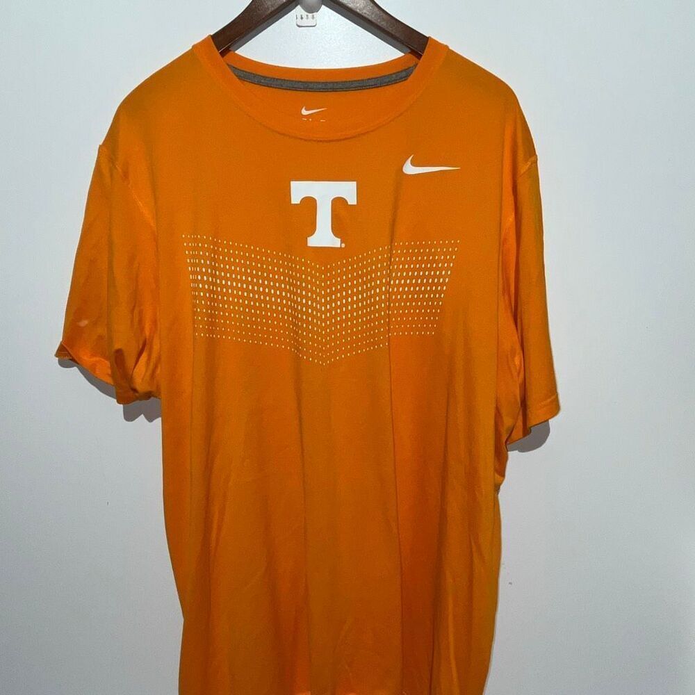 Nike Men's Orange Tennessee Dri-Fit Crew Neck‎ Short Sleeve T-Shirt Size XXL